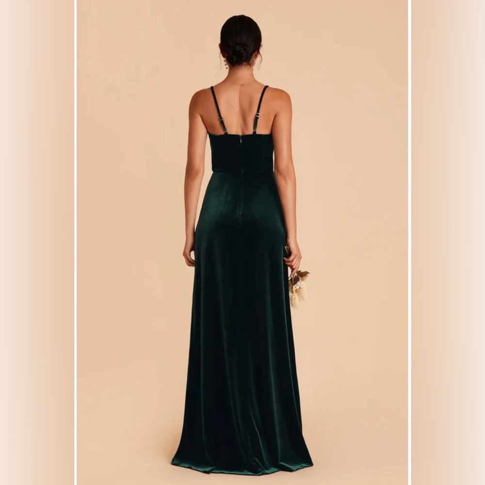 XS - Emerald Green velvet gown